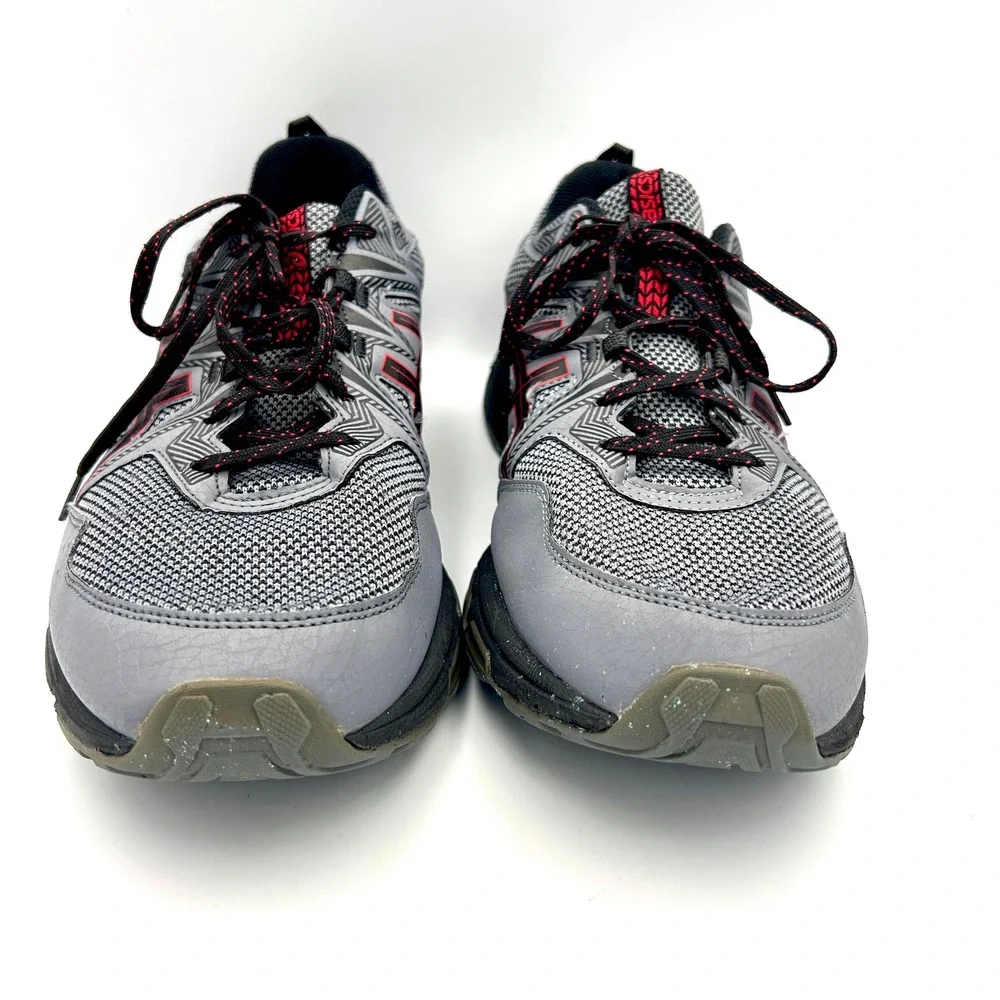 ASICS Gel-Venture 8 Mens Size 13 Trail Running Shoes 13 Gray Red Sneakers